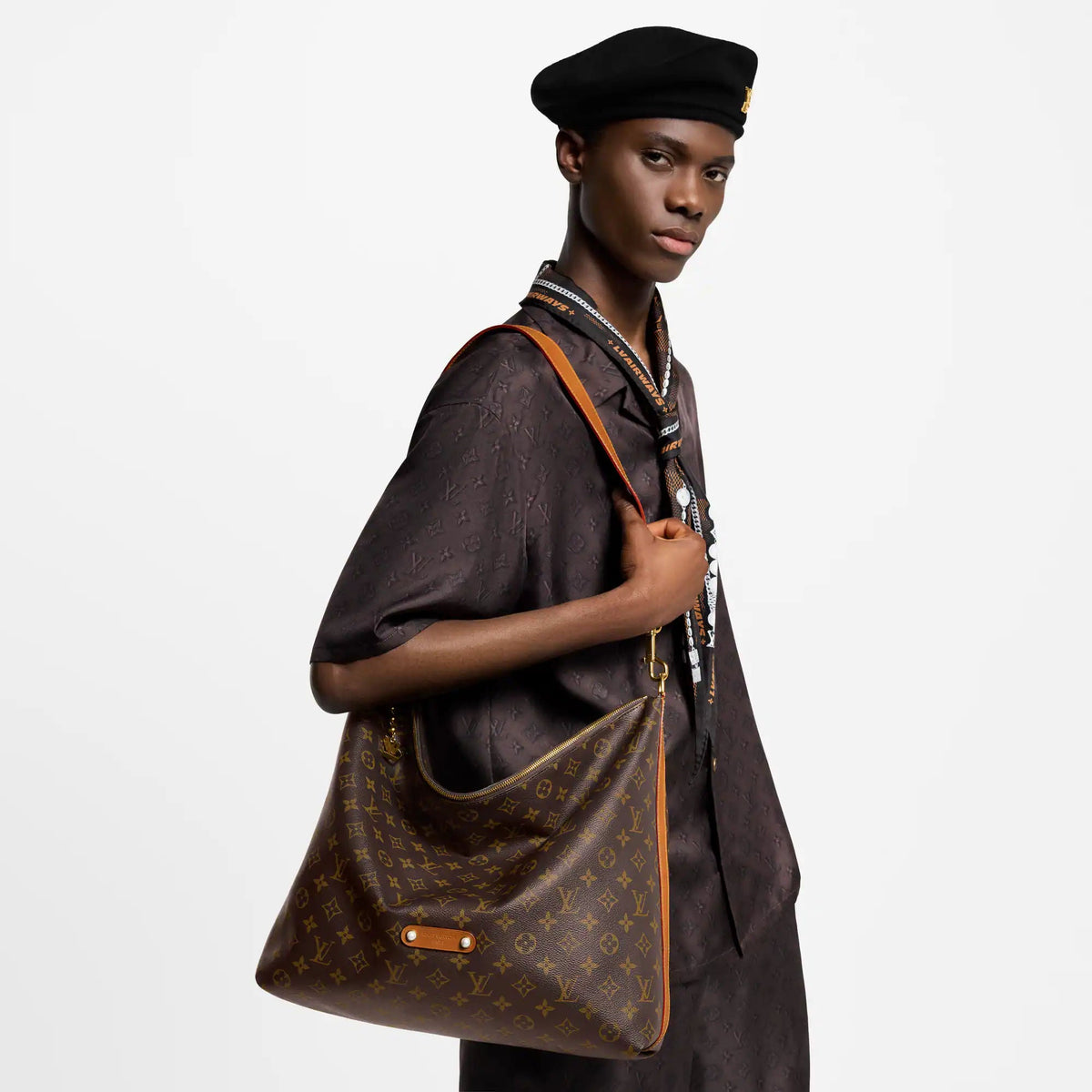 Men's Vagabond Hobo Monogram