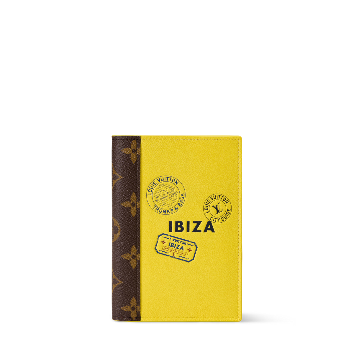 Women's Passport Cover City Guide Cowhide Leather Travel Wallet M29106