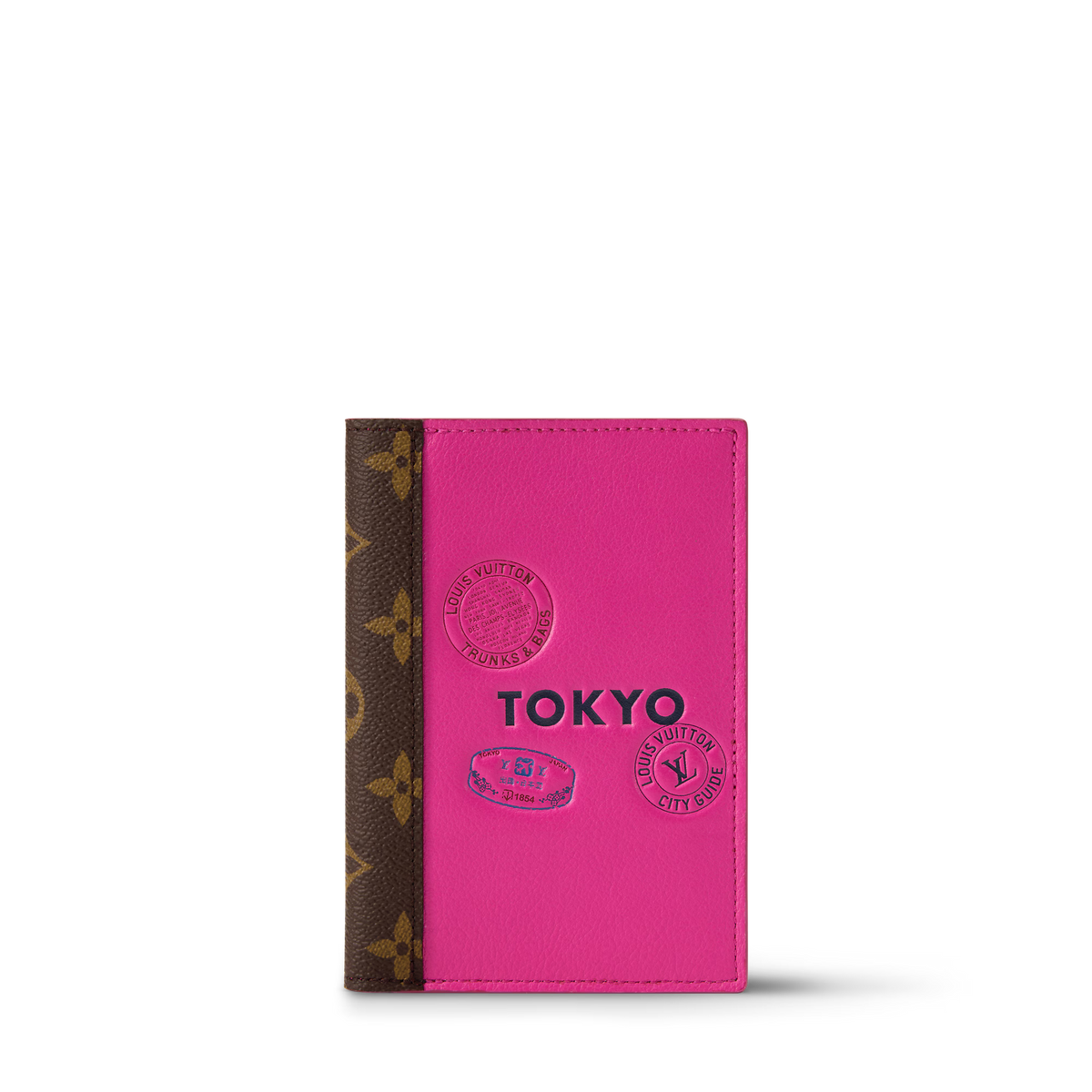 Women's Passport Cover City Guide Cowhide Leather Travel Wallet M29108