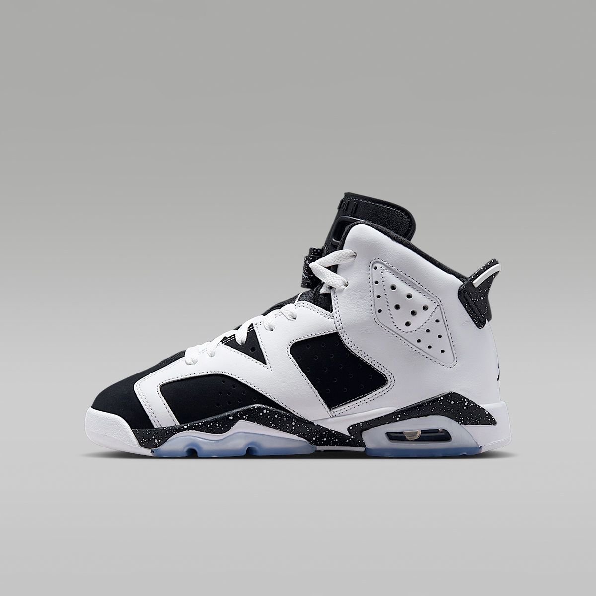 Jordan Air 6 Retro Big Kids' Shoes White/Black 384665-108