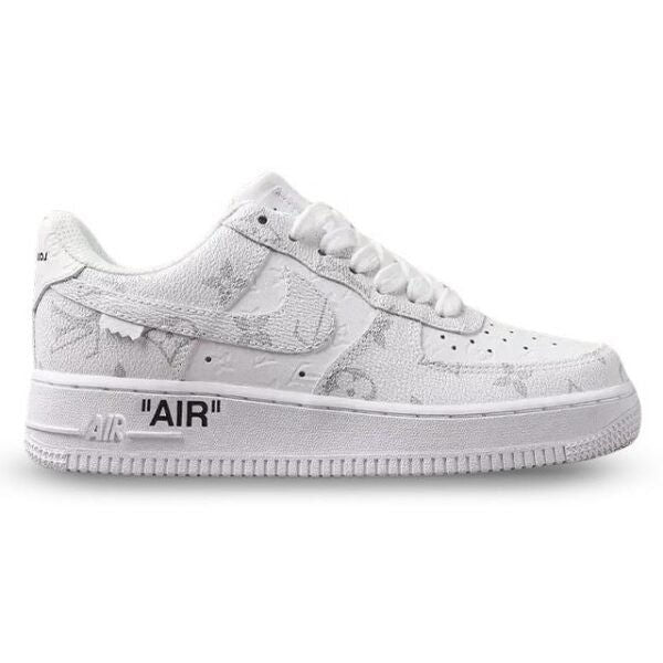 Louis Vuitton x Nike Air Force 1 Frost White Luxe Edition (Custom)