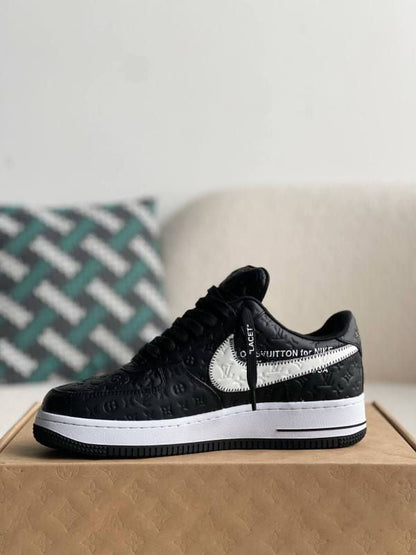 Air Force 1 x Louis Vuitton 07 Low â€˜By Virgil Abloh Black/Whiteâ€™ Best Quality