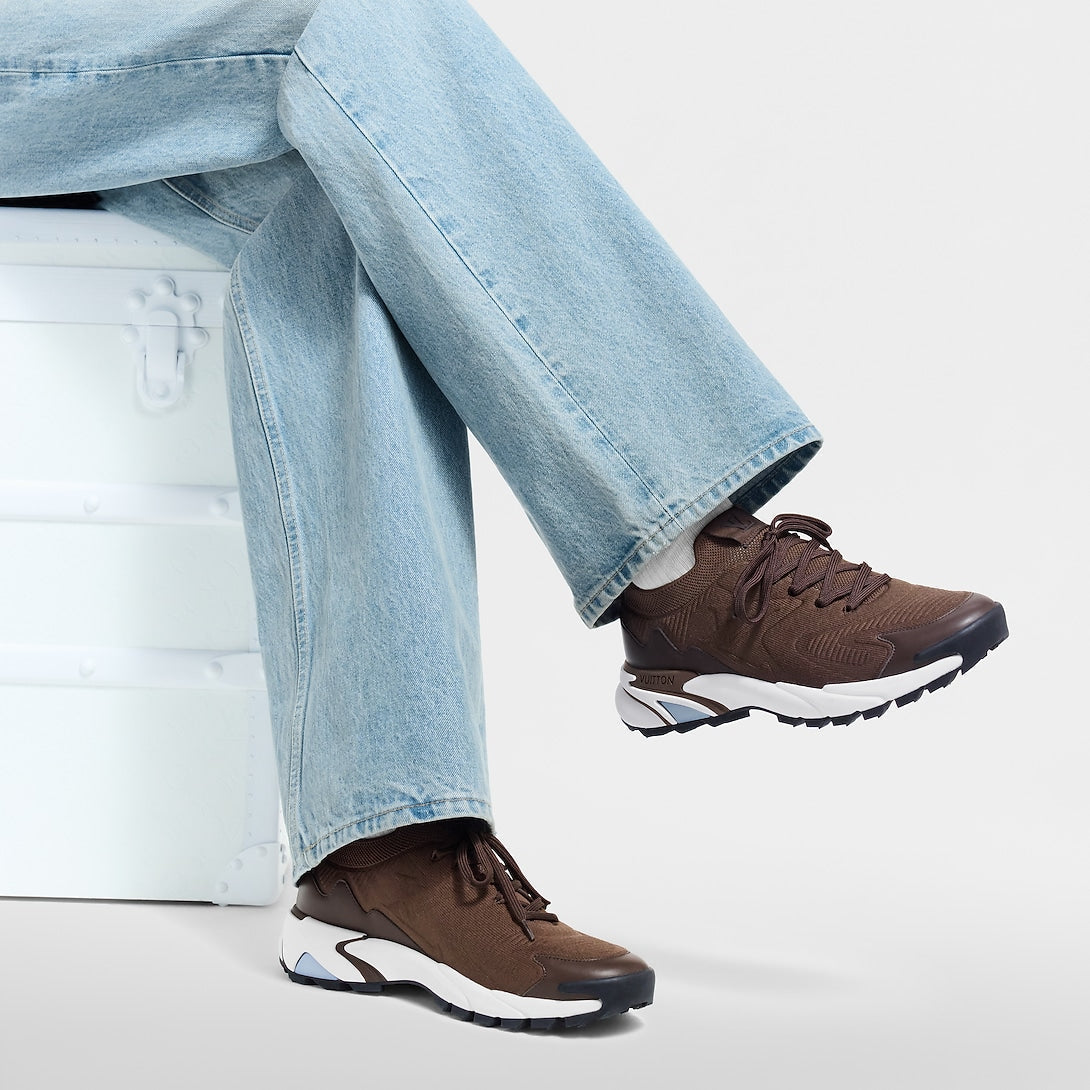 LV Tatic Knit Sneaker Brown