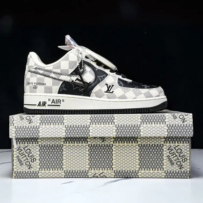 Louis Vuitton x Nike Air Force 1 â€˜Royal Blackâ€™
