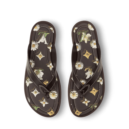 LV Sunset Thong Brown