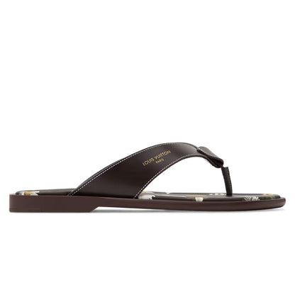 LV Sunset Thong Brown