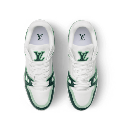 Louis Vuitton LV Trainer Sneaker â€˜Denim Monogram greenâ€™