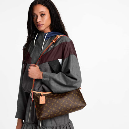 Women's CarryAll East West Monogram Canvas Tote Bag