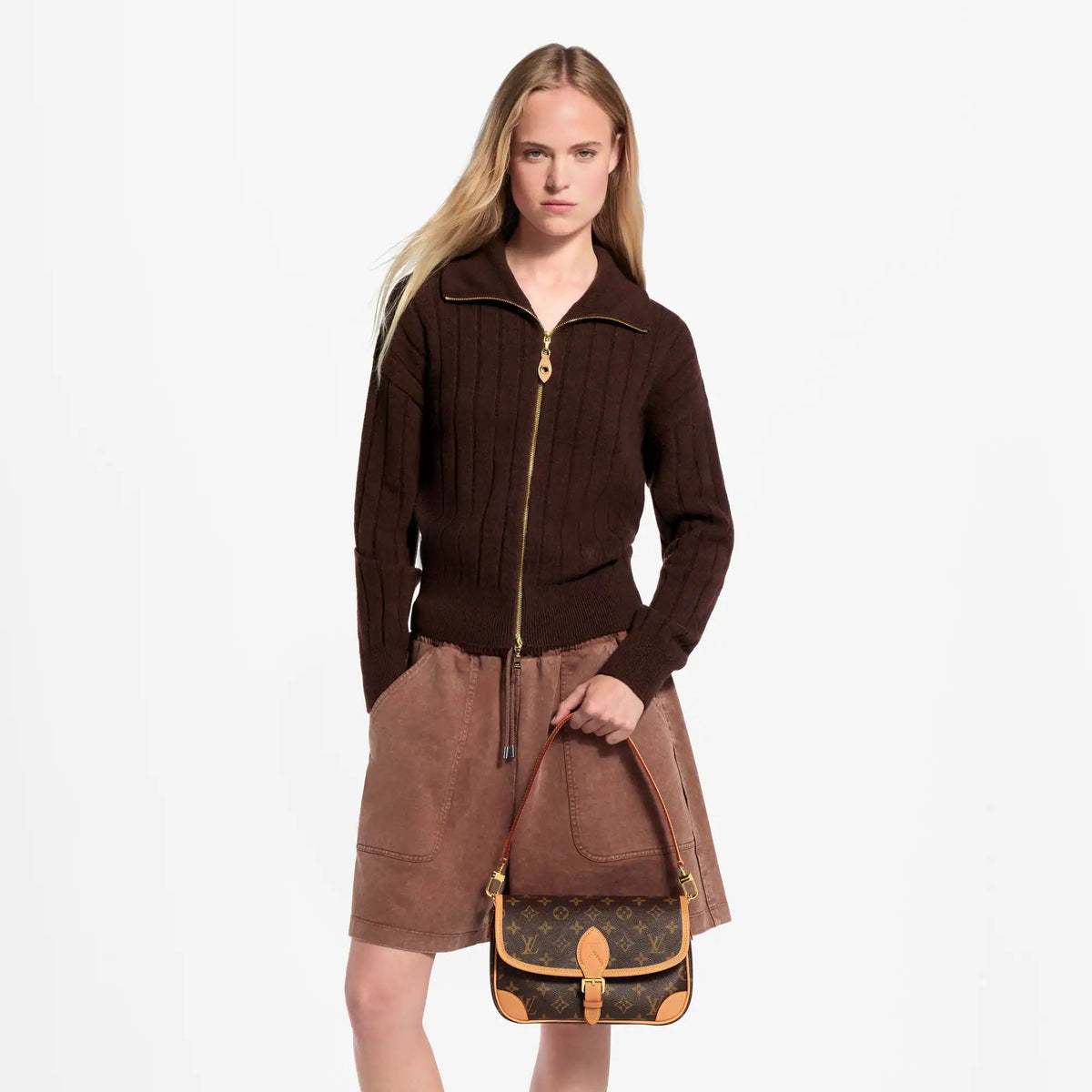 Women's Diane Monogram Coated Canvas Satchel M45985