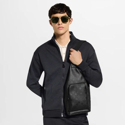 Men's Duo Slingbag Monogram Midnight Black