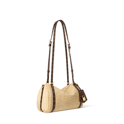 Women's Express PM Raffia-Effect Canvas Tote Bag
