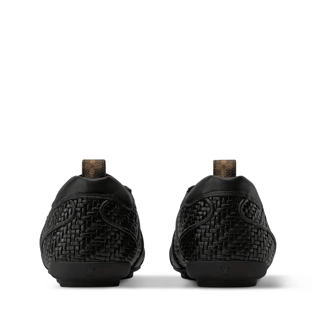 Women's LV Sneakerina Black Braided Lambskin Sneaker 1AJZI3