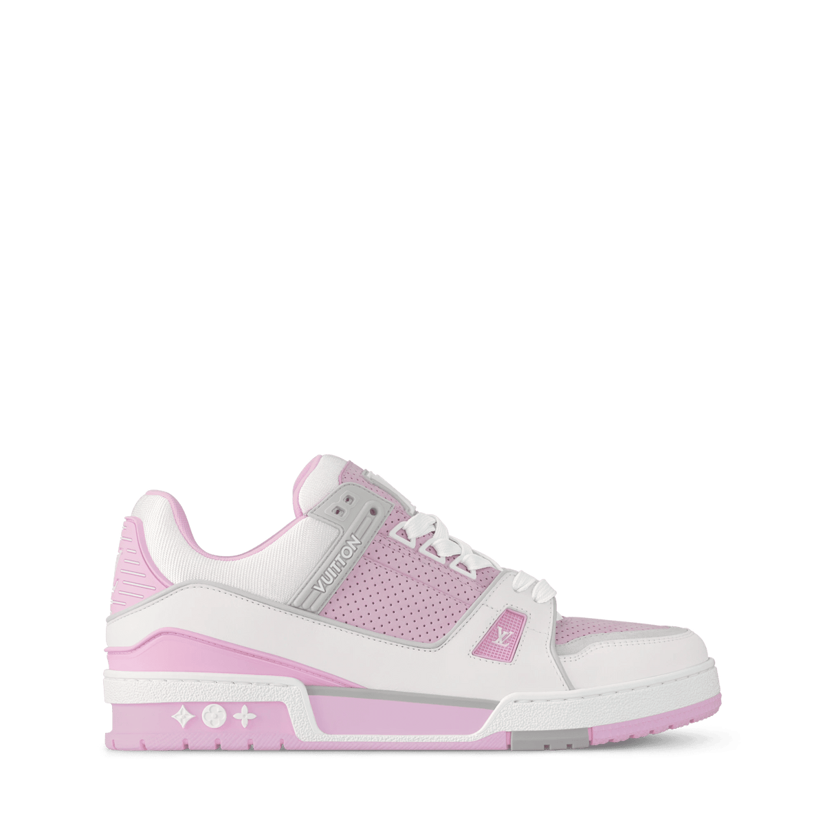 Women's LV Trainer Sneaker Perforated Calf Leather 1AHWSF