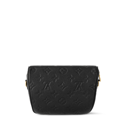 Women's Mini Bumbag Black Monogram Empreinte Leather Belt Bag M46917