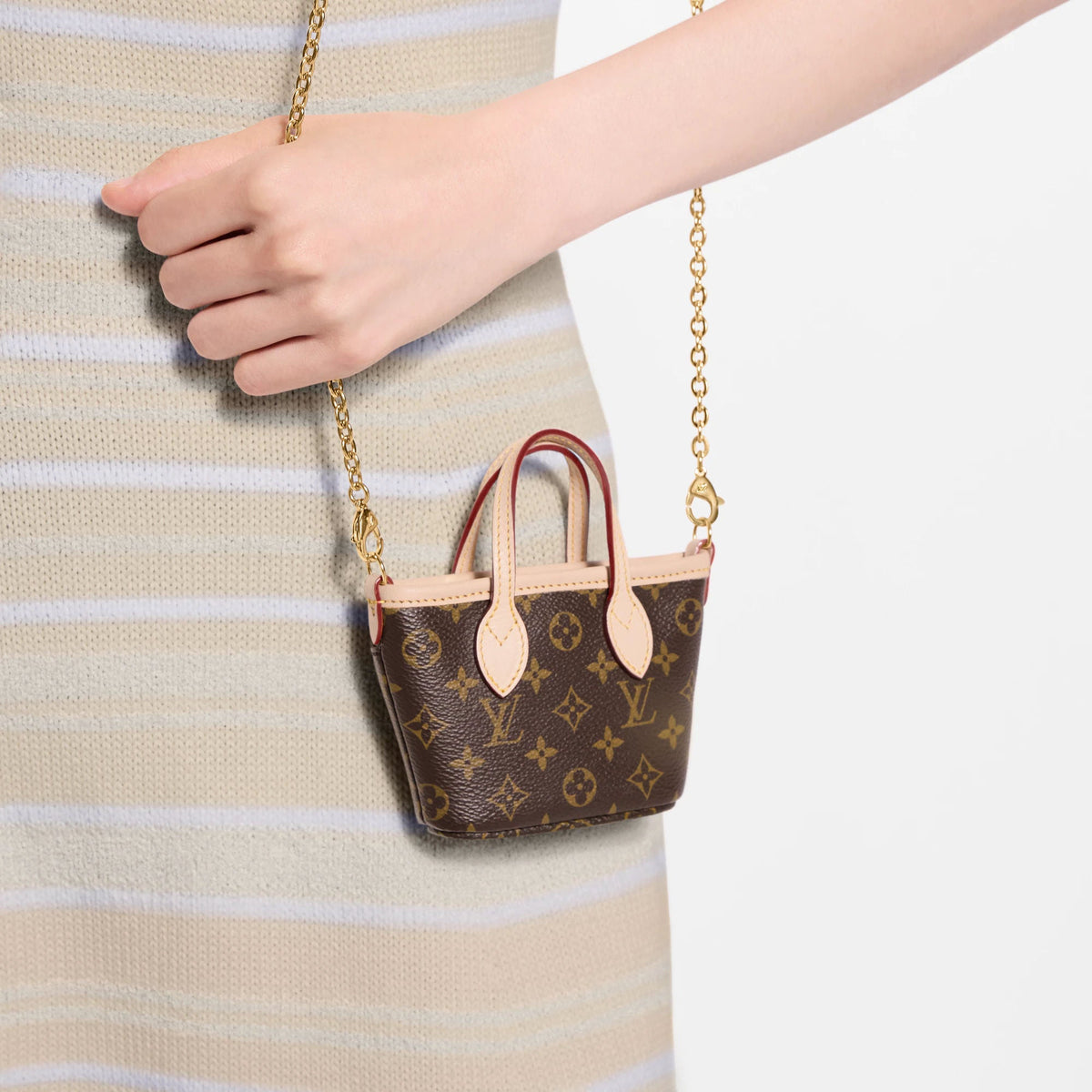 Women's Nano Neverfull Monogram Coated Canvas Card Holder M29557
