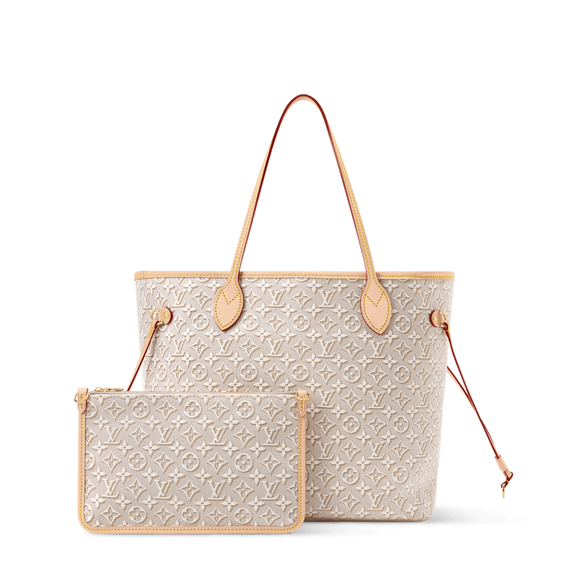 Women's Neverfull MM Monogram Emblème Peuplier Jacquard Tote