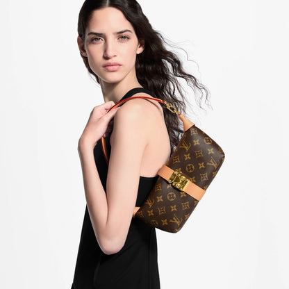 Women's Pochette Mia Monogram Canvas Chain Wallet