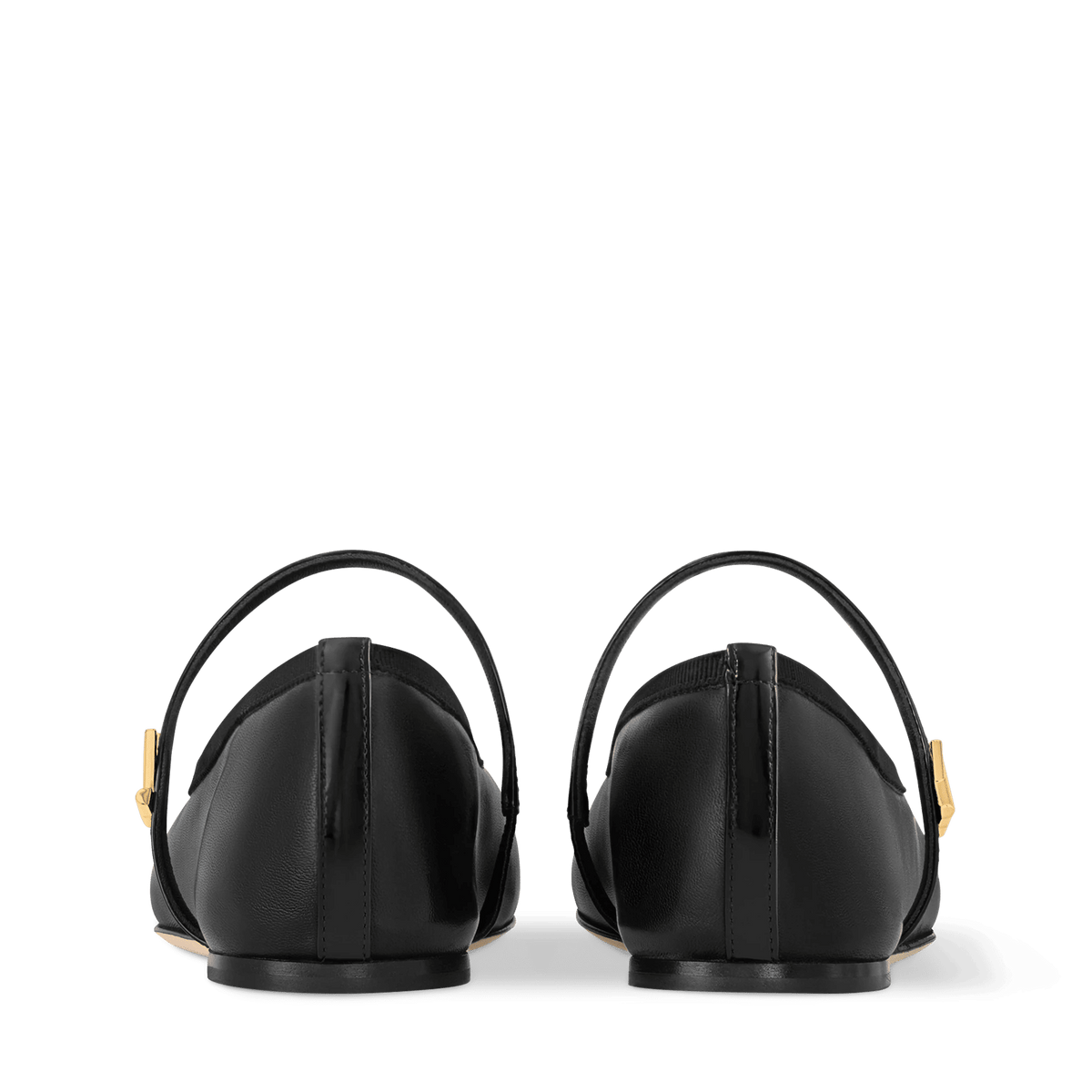 Women's Romy Flat Ballerina Black 1ACUKM