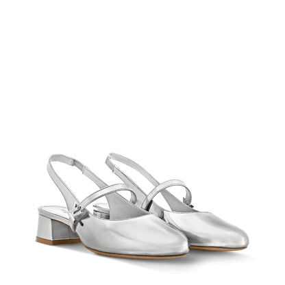 Women's Romy Slingback Pump Silver 1ACUPY