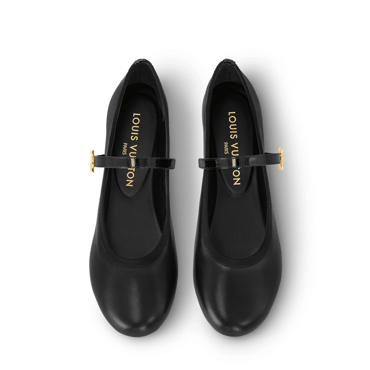Women's Romy Flat Ballerina Black 1ACUKM