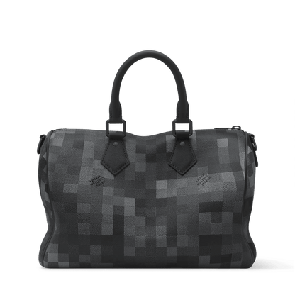 Men's Speedy 30 Bandoulière Bag Damoflage Black