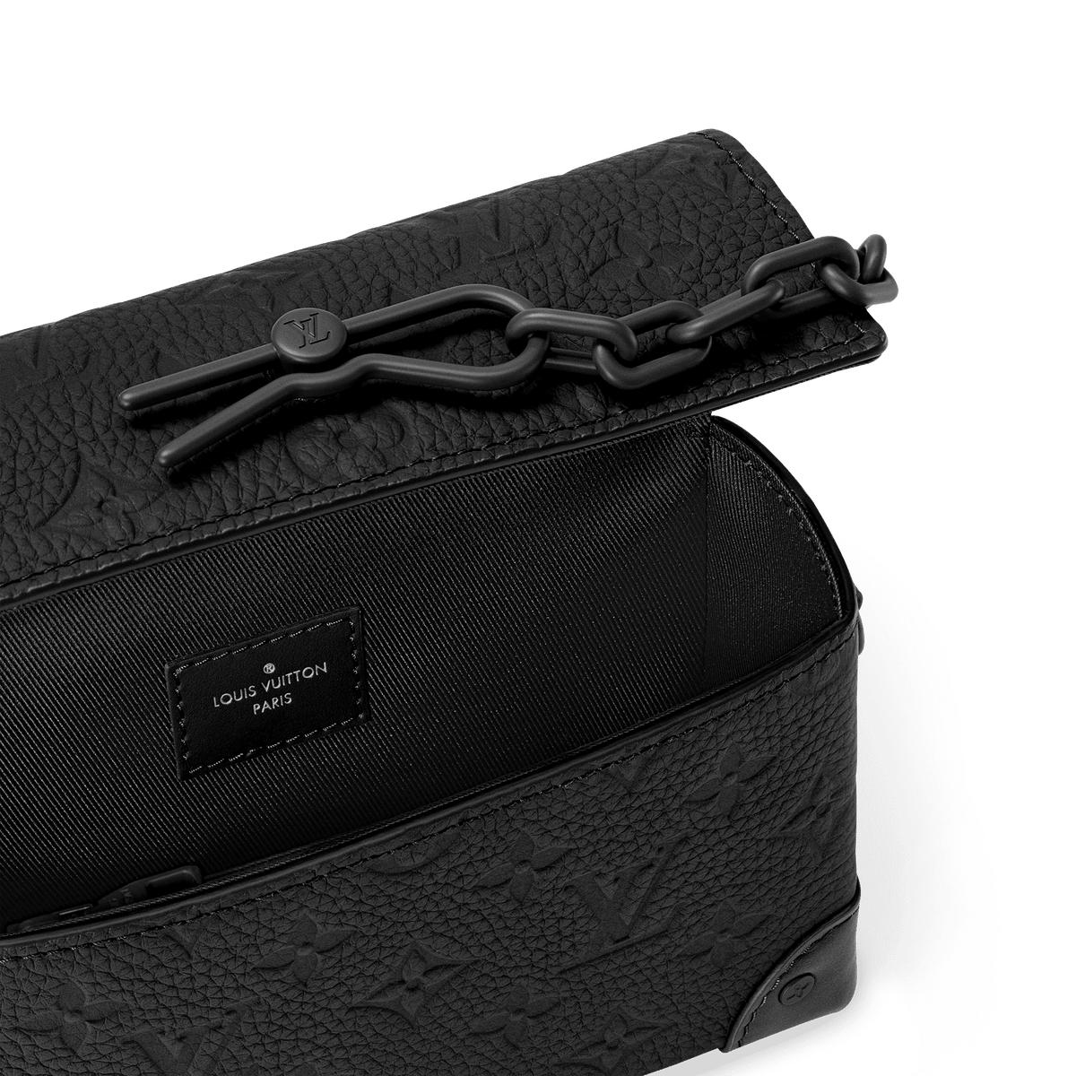 Men's Steamer Wearable Wallet Monogram Black