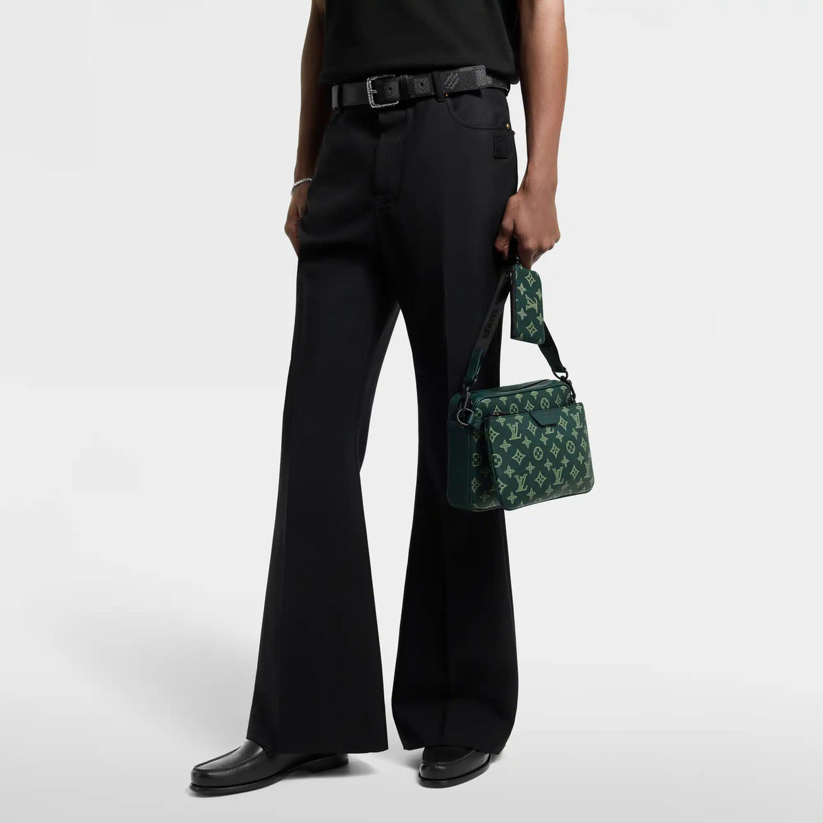 Men's Trio Messenger Forest Green