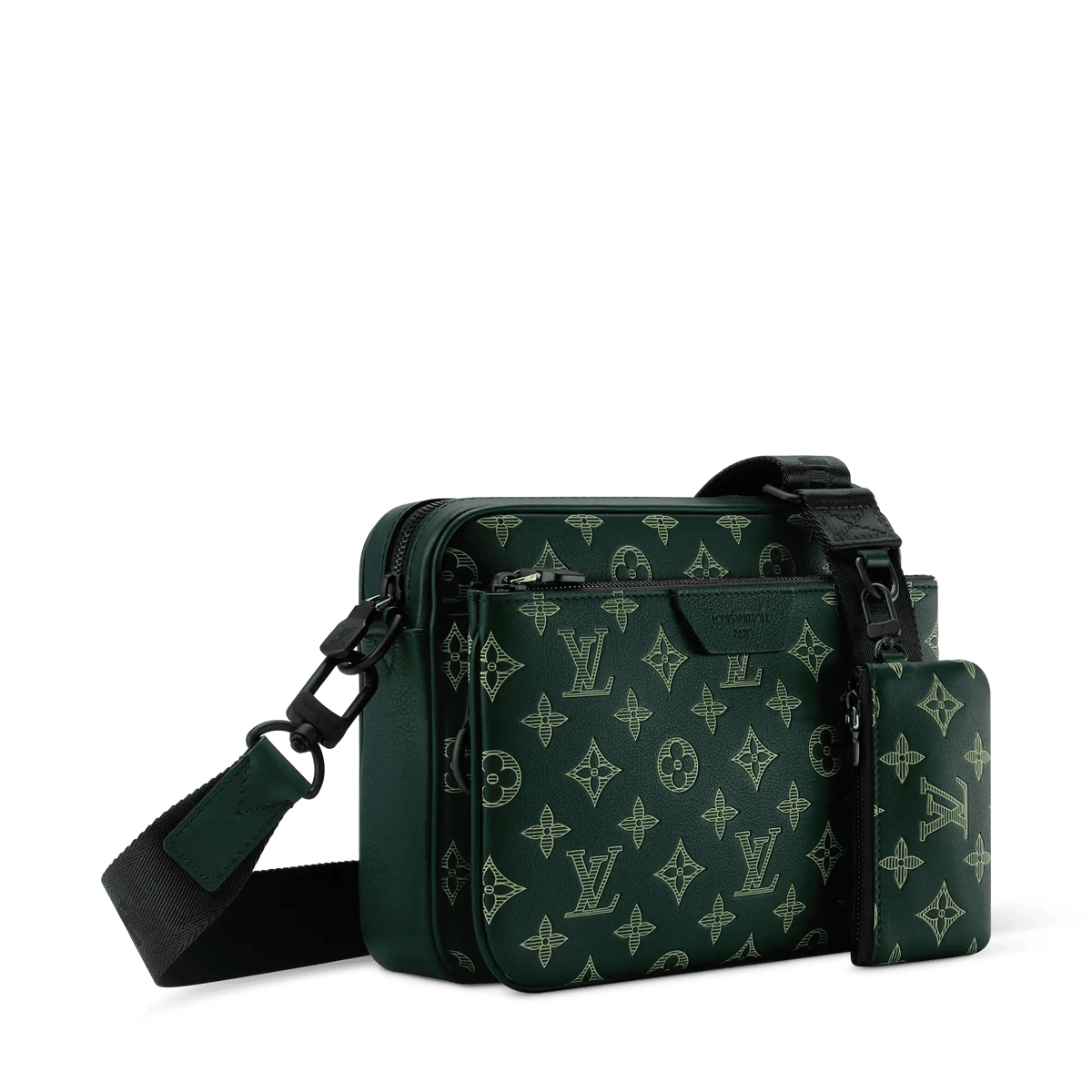 Men's Trio Messenger Forest Green