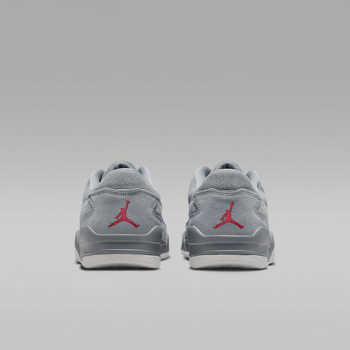 Flight Court Shoes Cool Grey Leather Suede