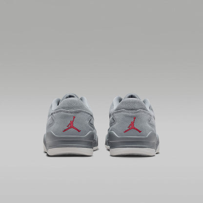 Flight Court Shoes Cool Grey Leather Suede