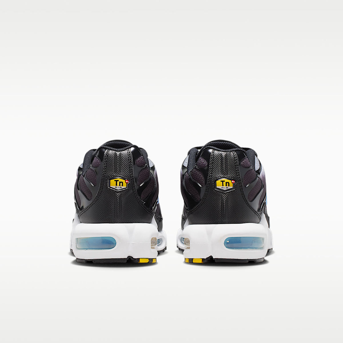 Air Max Plus Shoes Airy Mesh Black/Light Smoke Grey/White/Football Blue