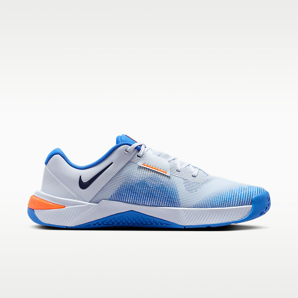Metcon 10 Men's Workout Shoes Hyperlift Plate Football Grey/Blue Crystal/Orange Frost