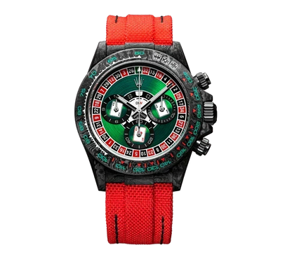 DW Daytona carbon lucky player (casino) 40mm oyster black