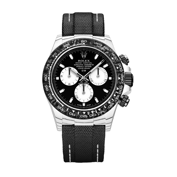 DW Daytona quartz fiber irbis v2 40mm oyster white