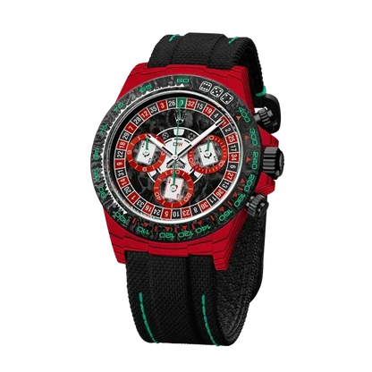 DW Daytona quartz fiber lucky player 3 (casino v.3) 40mm red quartz